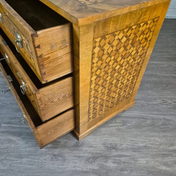 Commode Biedermeier 1820 Noten - Afbeelding 9