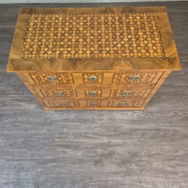Commode Biedermeier 1820 Noten - Afbeelding 4