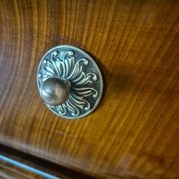 Hoekkast Biedermeier 1840 Mahonie - Afbeelding 7