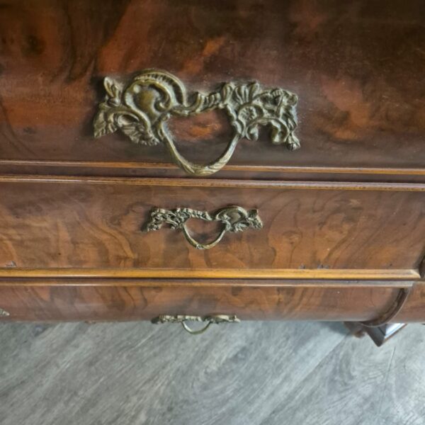 Vitrine Kast Neobarok Noten 1,45 m - Afbeelding 6