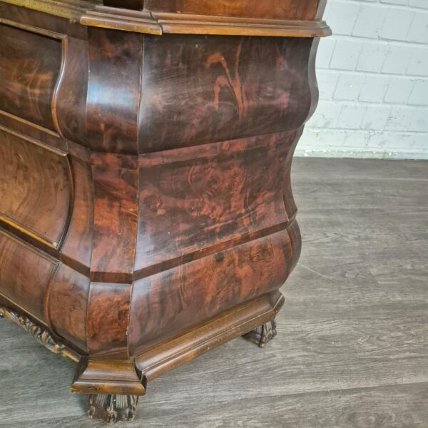 Vitrine Kast Neobarok Noten 1,45 m - Afbeelding 7