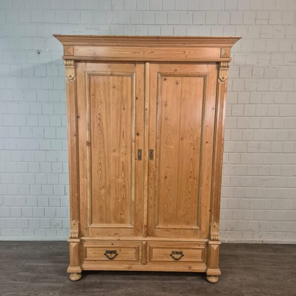 Kast Kledingkast Gründerzeit 1880 Grenen - Afbeelding 2