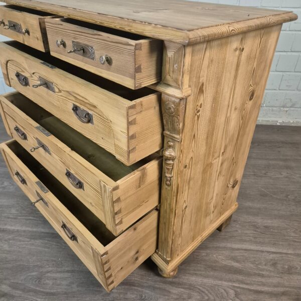 Commode Jugendstil 1890 Grenen - Afbeelding 12