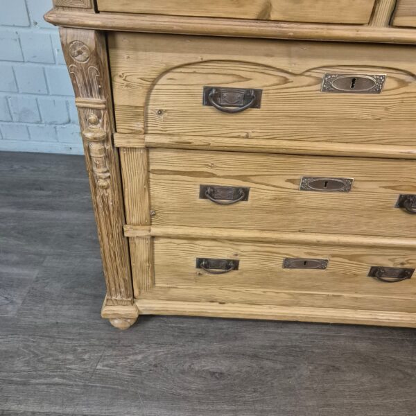 Commode Jugendstil 1890 Grenen - Afbeelding 6