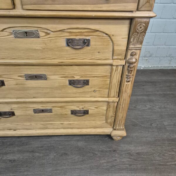 Commode Jugendstil 1890 Grenen - Afbeelding 9