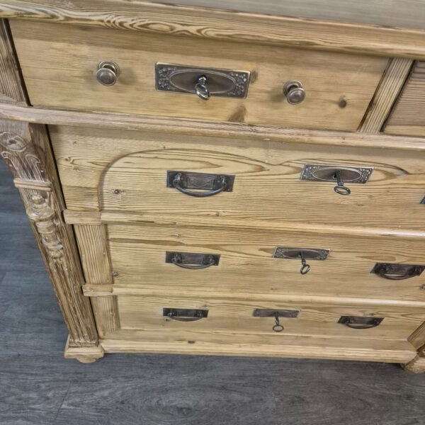 Commode Jugendstil 1890 Grenen - Afbeelding 7