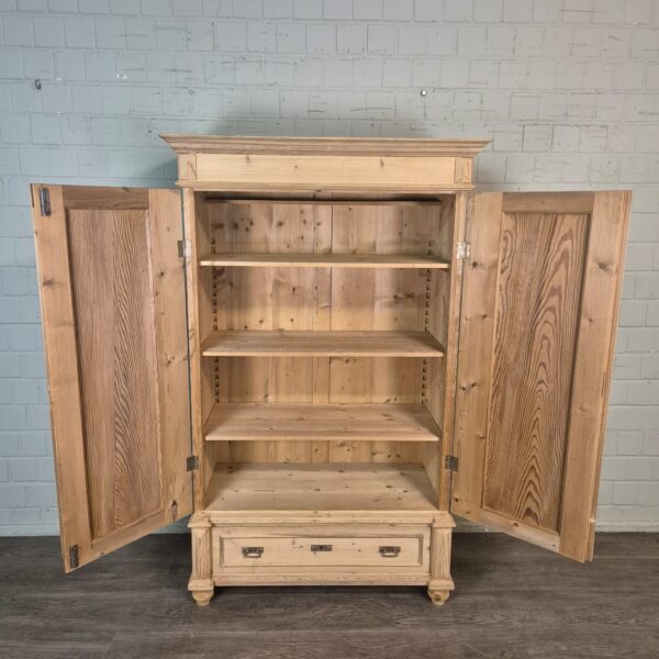Kast Kledingkast Jugendstil 1900 Grenen - Afbeelding 10
