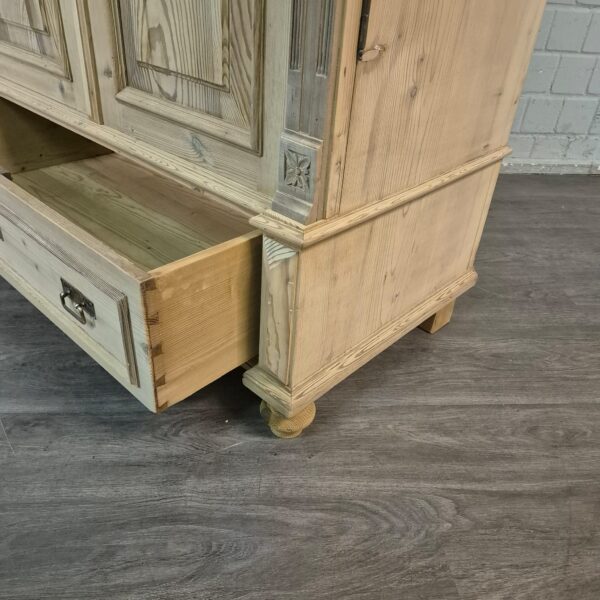 Kast Kledingkast Jugendstil 1900 Grenen - Afbeelding 16