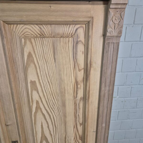 Kast Kledingkast Jugendstil 1900 Grenen - Afbeelding 7