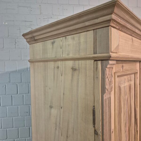 Kast Kledingkast Jugendstil 1900 Grenen - Afbeelding 2