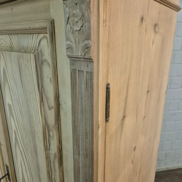 Kast Kledingkast Jugendstil 1900 Grenen - Afbeelding 6