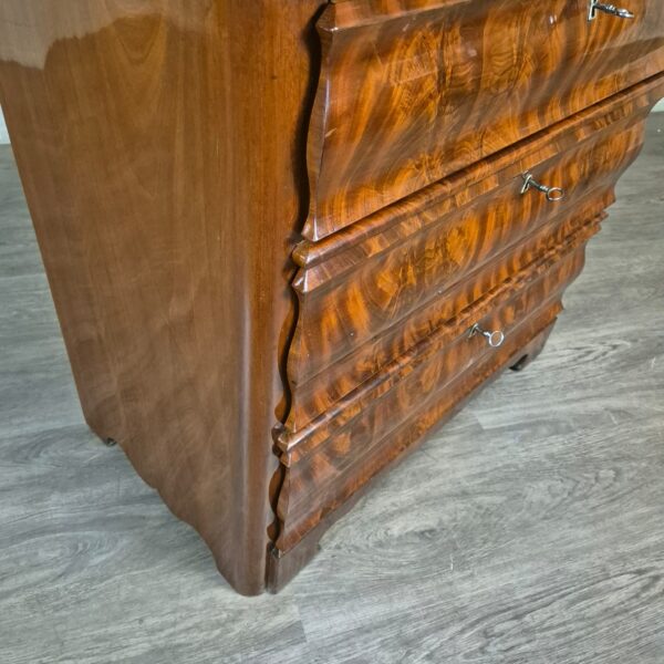 Commode Biedermeier 1840 Mahonie - Afbeelding 5