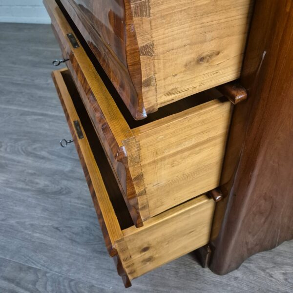 Commode Biedermeier 1840 Mahonie - Afbeelding 10