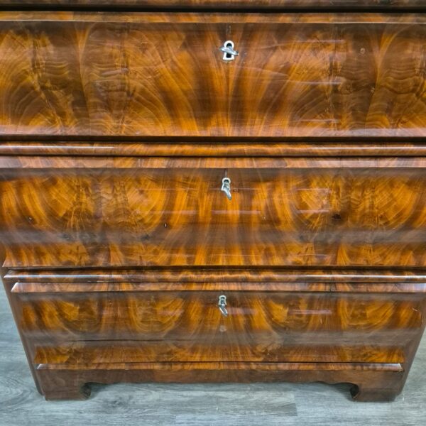Commode Biedermeier 1840 Mahonie - Afbeelding 8