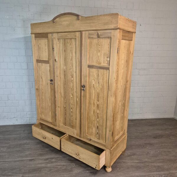 Kast Kledingkast Jugendstil 1900 Grenen - Afbeelding 7