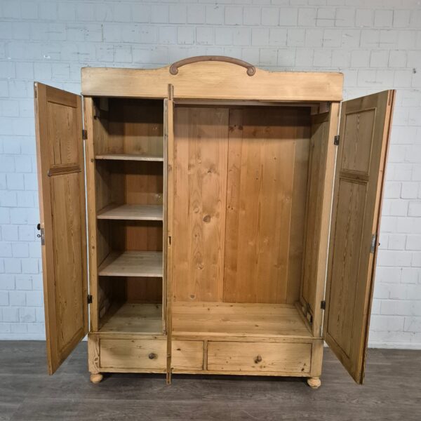 Kast Kledingkast Jugendstil 1900 Grenen - Afbeelding 9