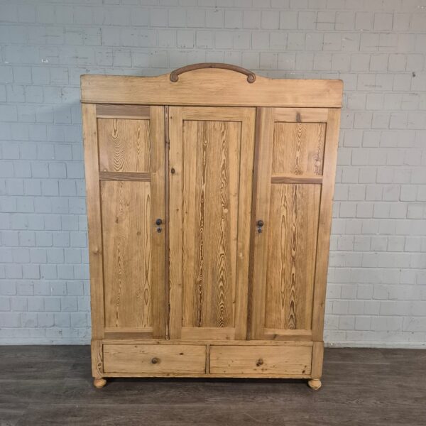 Kast Kledingkast Jugendstil 1900 Grenen - Afbeelding 2
