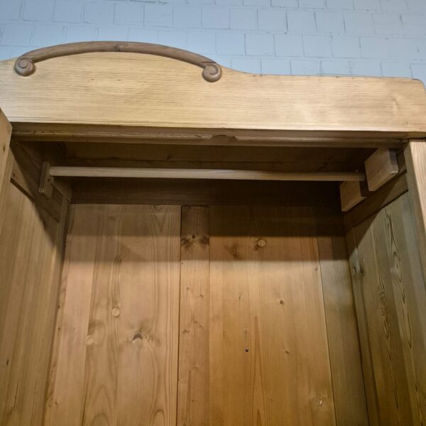 Kast Kledingkast Jugendstil 1900 Grenen - Afbeelding 11