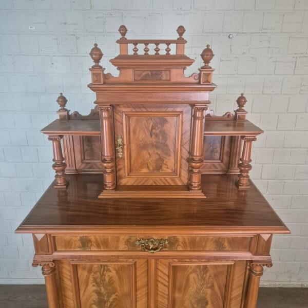 Vertico met Opstand Gründerzeit 1880 Mahonie - Afbeelding 9
