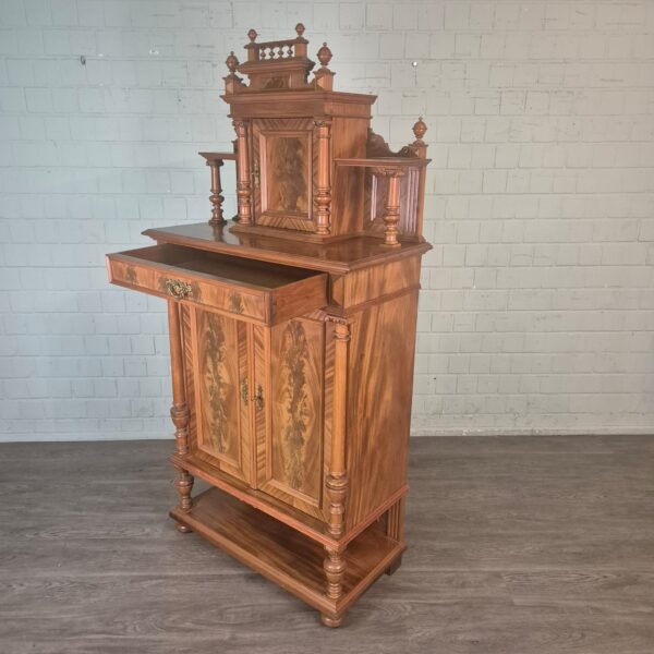 Vertico met Opstand Gründerzeit 1880 Mahonie - Afbeelding 13