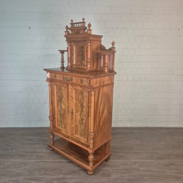 Vertico met Opstand Gründerzeit 1880 Mahonie - Afbeelding 3