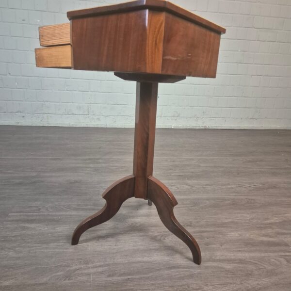 Naaitafeltje Biedermeier 1830 Mahonie - Afbeelding 13