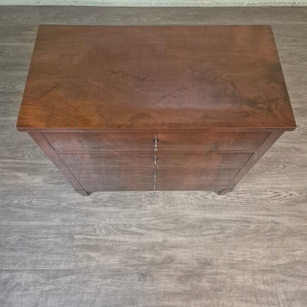 Commode Biedermeier 1850 Mahonie - Afbeelding 3