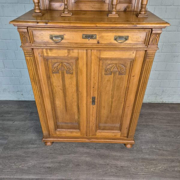 Vertico met Opstand Jugendstil 1900 Grenen - Afbeelding 9