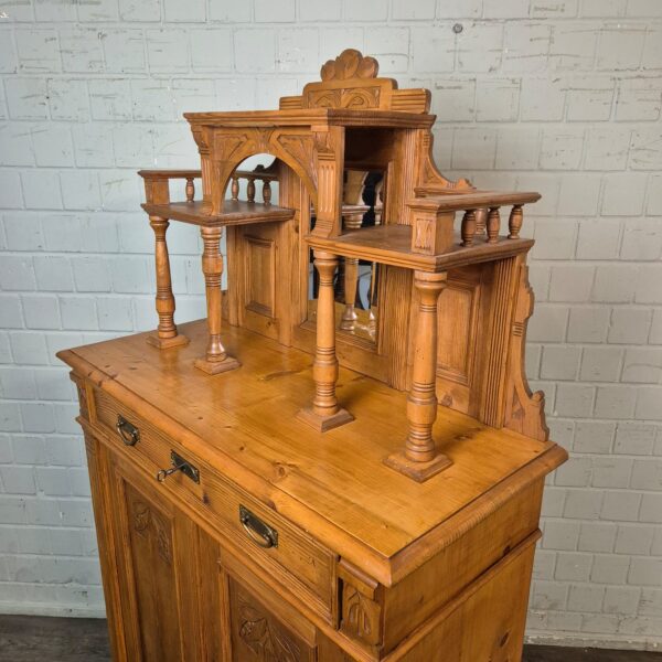 Vertico met Opstand Jugendstil 1900 Grenen - Afbeelding 4