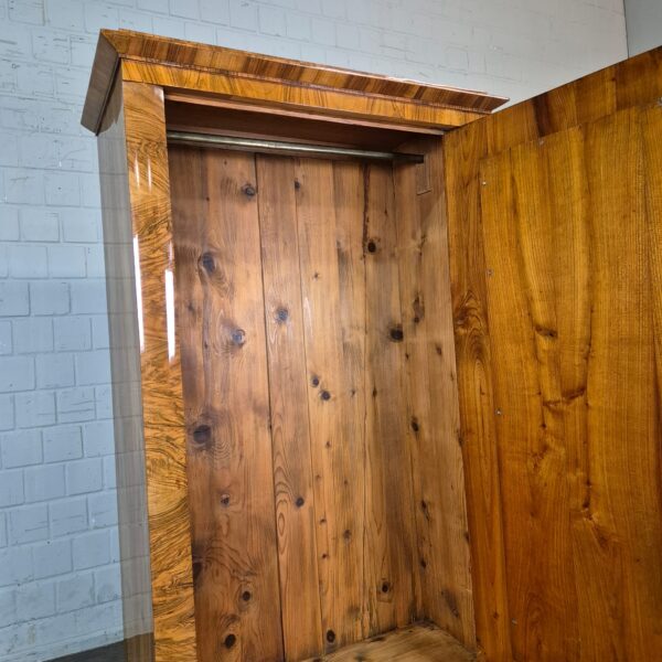 Kast Kledingkast Biedermeier 1820 Noten - Afbeelding 13