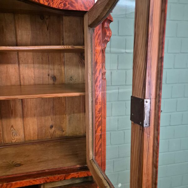 Secretaire Louis Philippe 1860 Berkenhout - Afbeelding 15