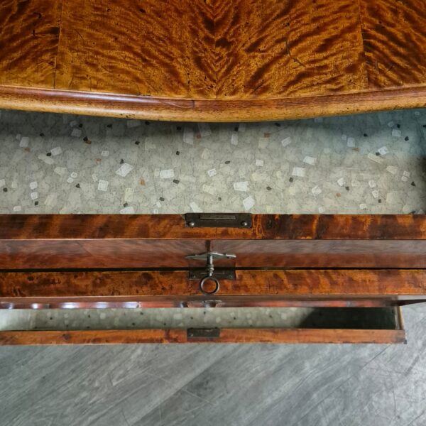 Secretaire Louis Philippe 1860 Berkenhout - Afbeelding 23
