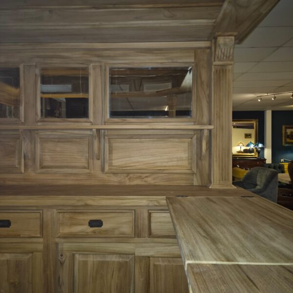 Huisbar Hoekbar Teak 2,60 m - Afbeelding 15