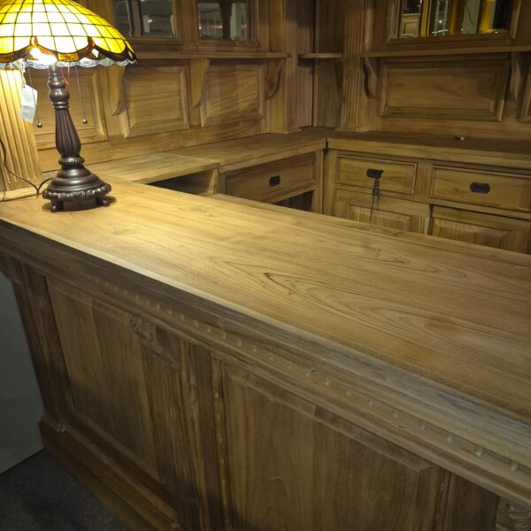 Huisbar Hoekbar Teak 2,60 m - Afbeelding 7
