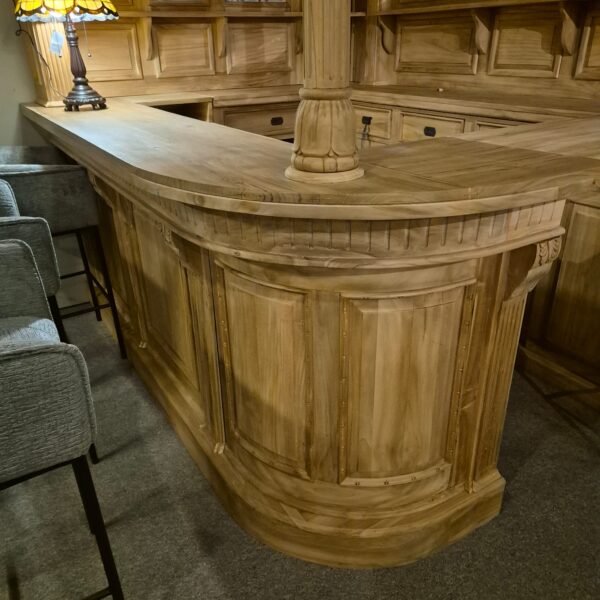 Huisbar Hoekbar Teak 2,60 m - Afbeelding 11