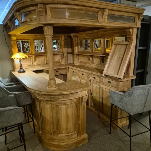 Huisbar Hoekbar Teak 2,60 m - Afbeelding 3