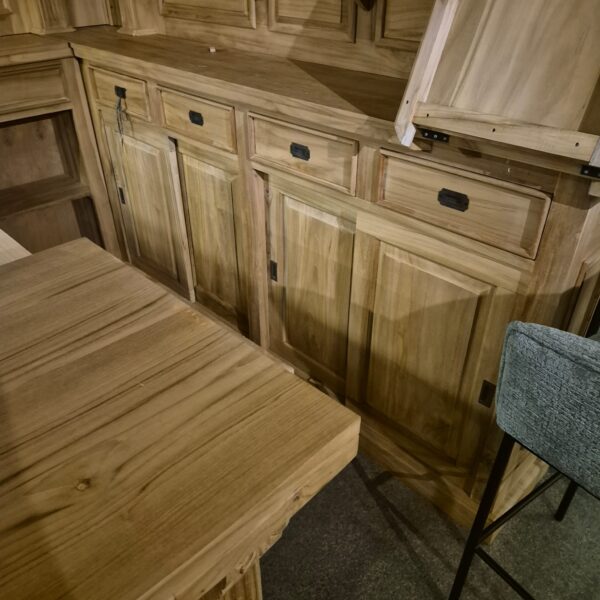 Huisbar Hoekbar Teak 2,60 m - Afbeelding 17