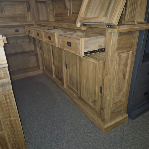 Huisbar Hoekbar Teak 2,60 m - Afbeelding 20