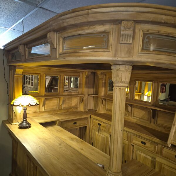 Huisbar Hoekbar Teak 2,60 m - Afbeelding 8