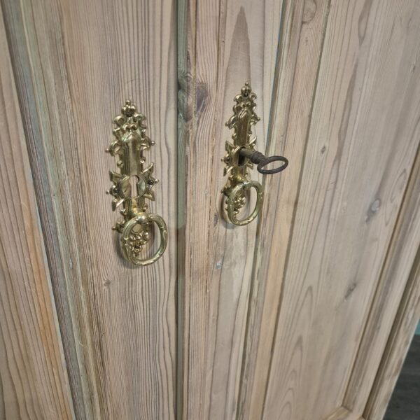 Kast Kledingkast Jugendstil 1900 Grenen - Afbeelding 3