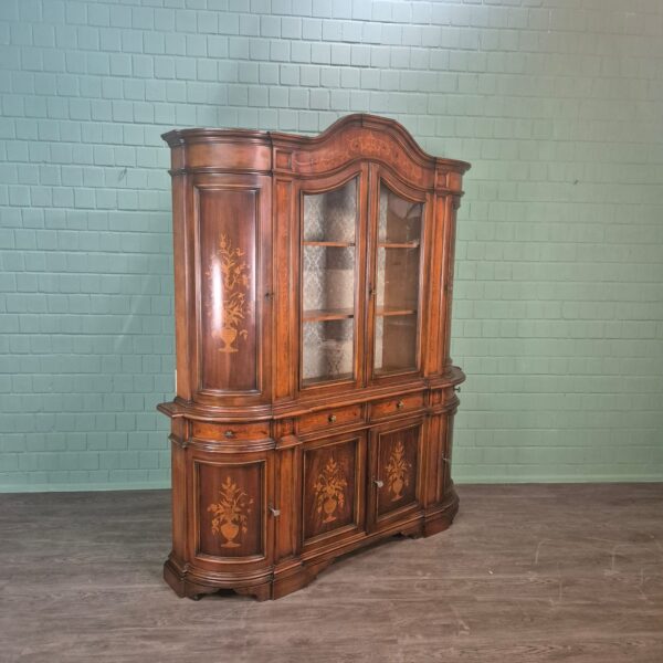Vitrine Kast Neobarok Noten1,85 m