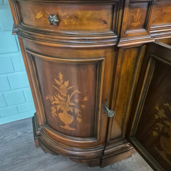Vitrine Kast Neobarok Noten1,85 m - Afbeelding 21