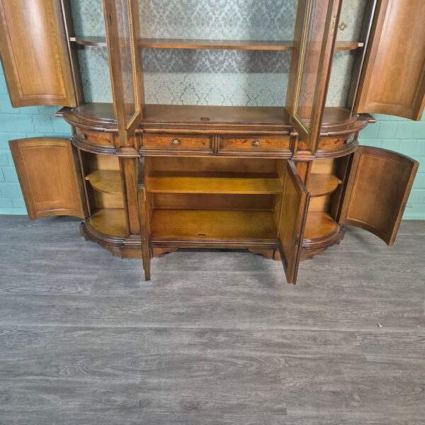 Vitrine Kast Neobarok Noten1,85 m - Afbeelding 22