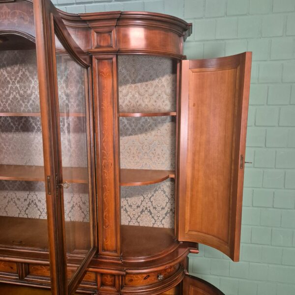 Vitrine Kast Neobarok Noten1,85 m - Afbeelding 20