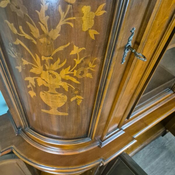 Vitrine Kast Neobarok Noten1,85 m - Afbeelding 5