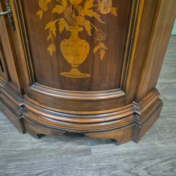Vitrine Kast Neobarok Noten1,85 m - Afbeelding 10