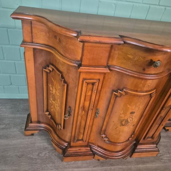 Dressoir Sideboard Neobarok Noten 1,24 m - Afbeelding 6