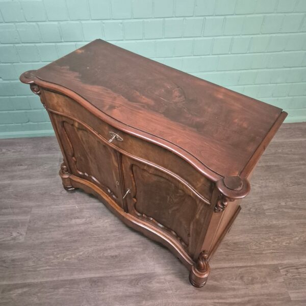 Commode Biedermeier 1850 Mahonie - Afbeelding 4
