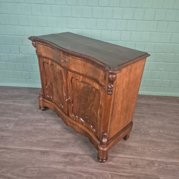 Commode Biedermeier 1850 Mahonie - Afbeelding 3
