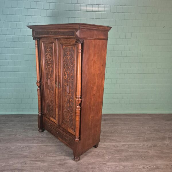 Kast Kledingkast Gründerzeit 1880 Noten - Afbeelding 3